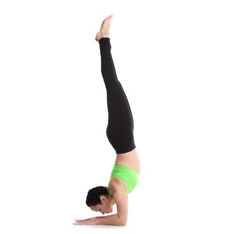 feathered peacock pose